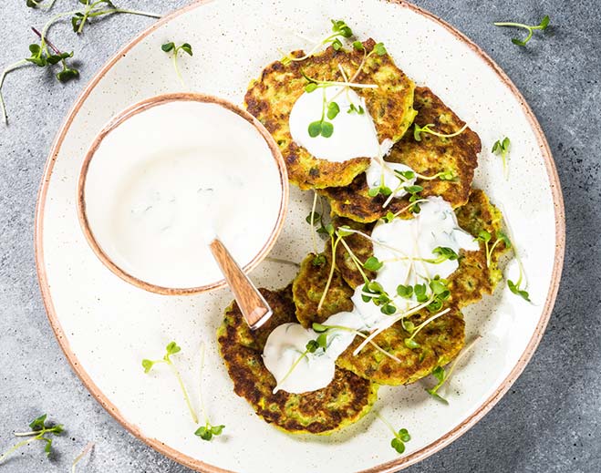 Zucchini-Parmesan Pancakes